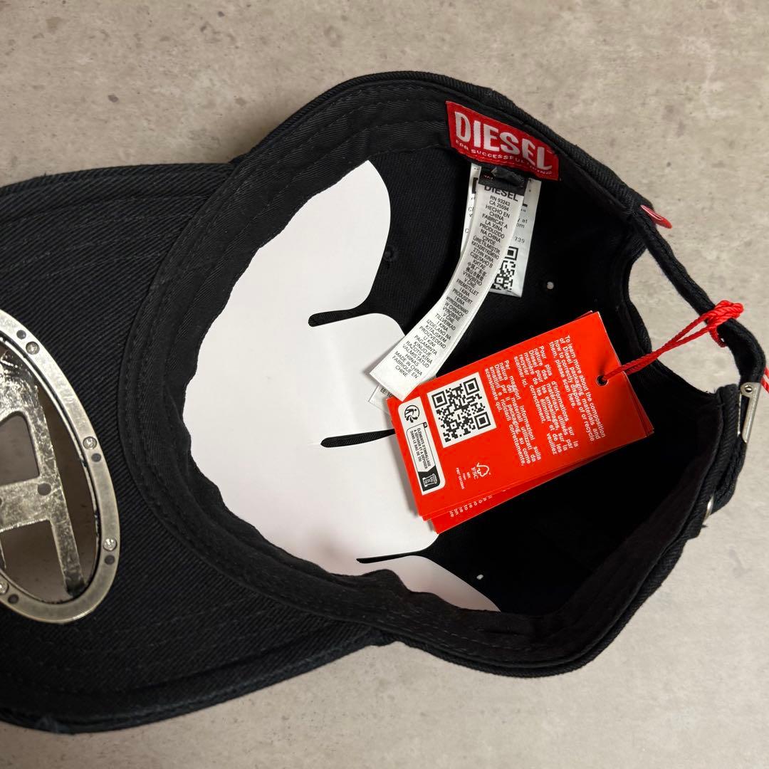 DIESEL ディーゼル C-BEAST-A1 ブラック メタルロゴ 正規品！