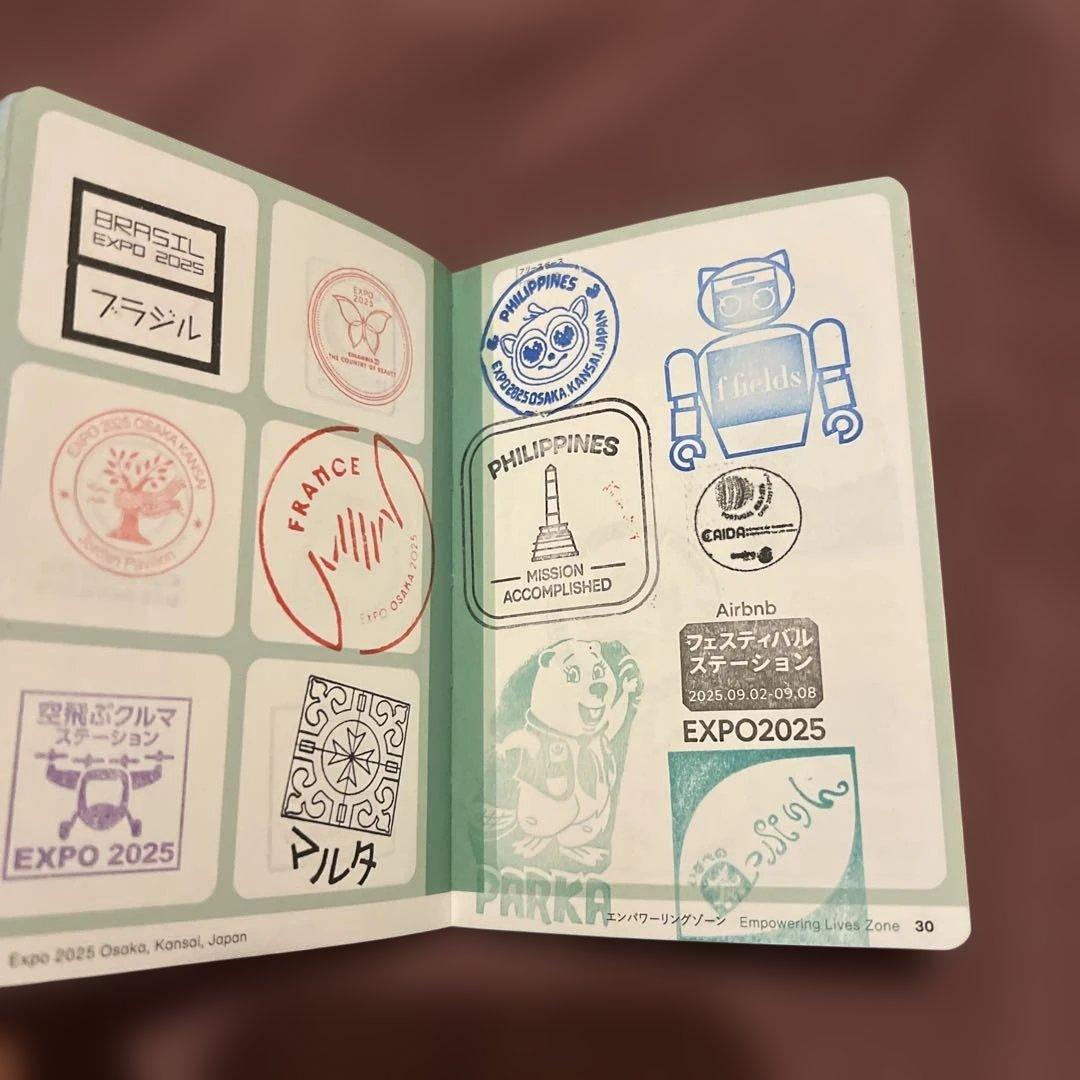 万博 スタンプパスポート コンプリート 制覇　ミャクミャクグッズ　サウジアラビア