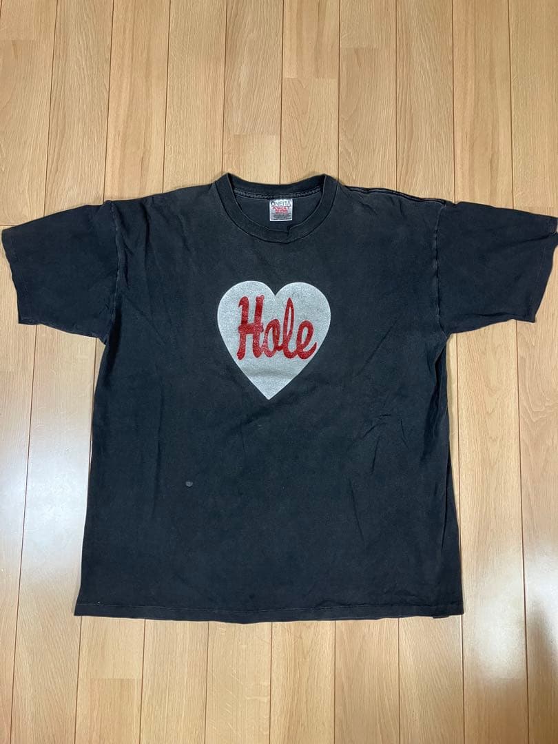 90s HOLE Tシャツ usa製 ヴィンテージ グランジ　コートニーラブ
