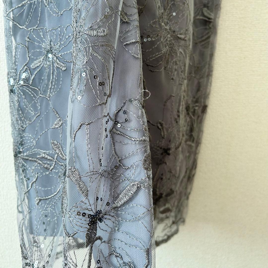 2回着用クリーニング済♡スパンコール パーティー ドレス 結婚式 お呼ばれワンピ