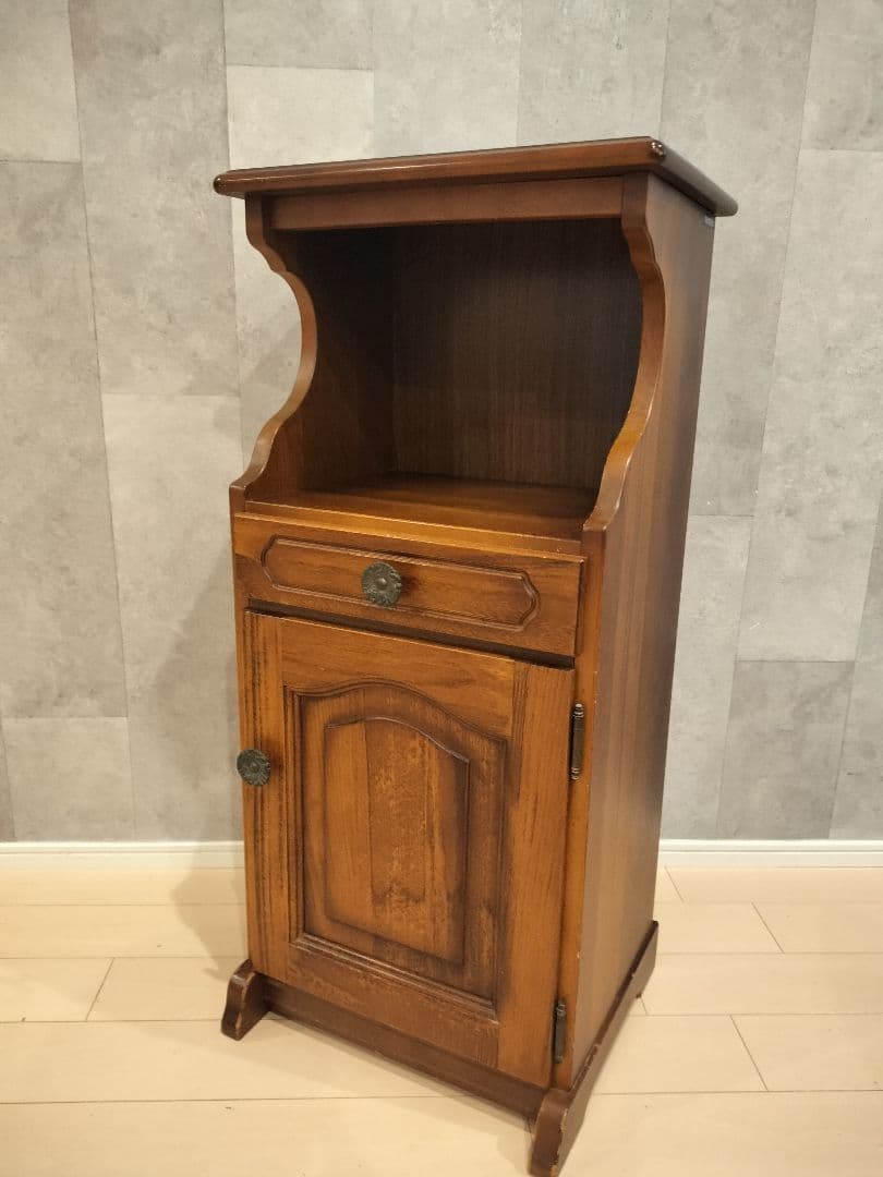 カリモク 電話台 花台 サイドテーブル レトロ ヴィンテージ