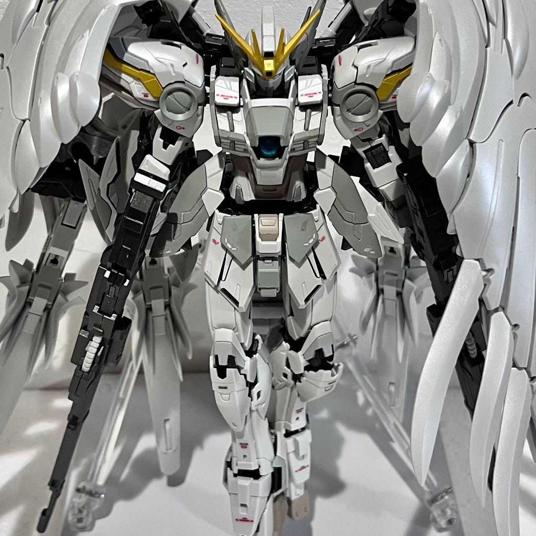 1/100 ウィングガンダムゼロ スノーホワイトプレリュード 組立済 完成品