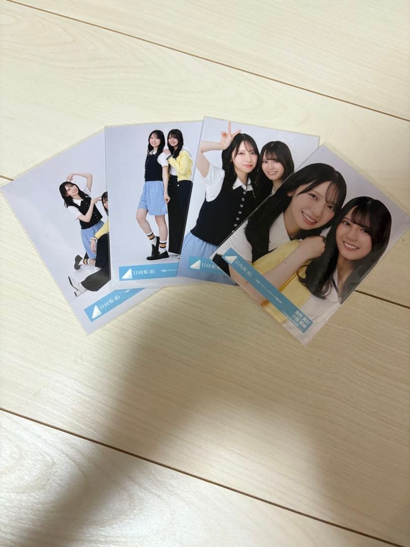 日向坂46 生写真　お願いバッハ　ジャケット写真衣装　コンプ 金村美玖　小坂菜緒