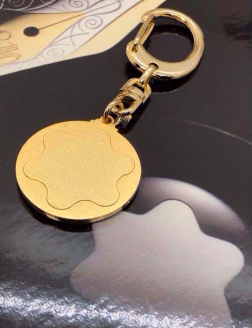 モンブラン⭐️非常にレアなヴィンテージ・ゴールドメダル⭐️スターマーク　キーホルダー