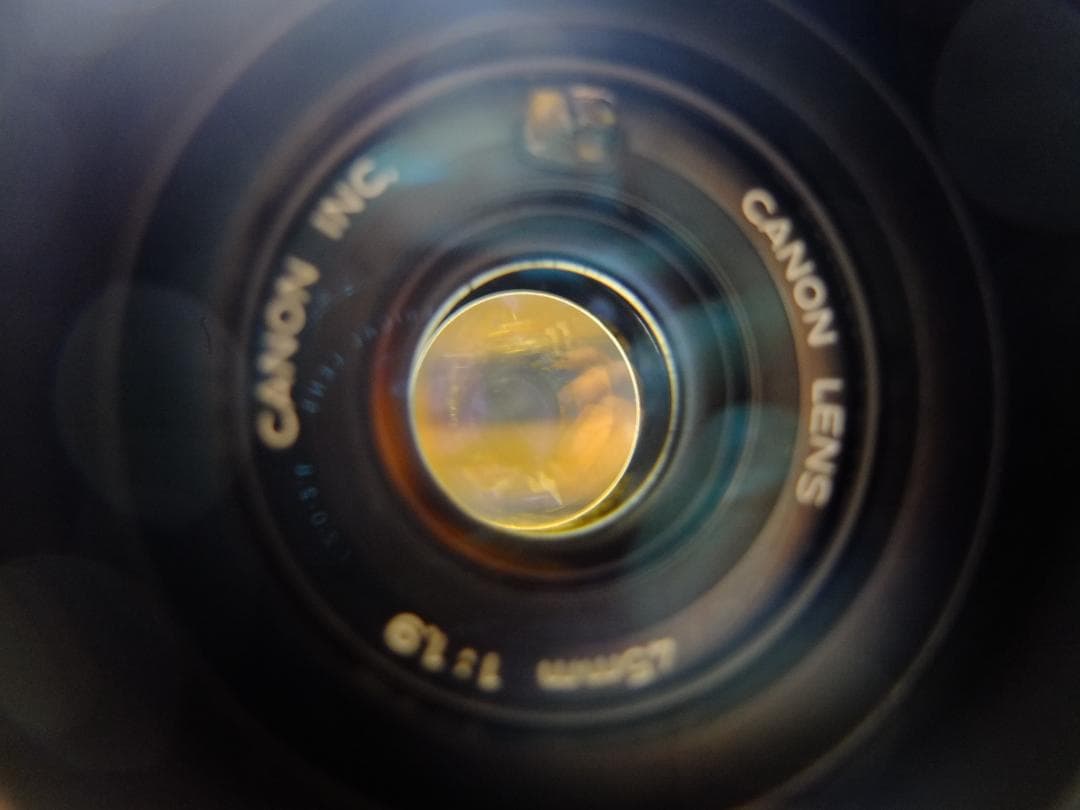 【実写確認整備品】キャノネットQL19G-Ⅲ／45mmf1.9メタルフード付