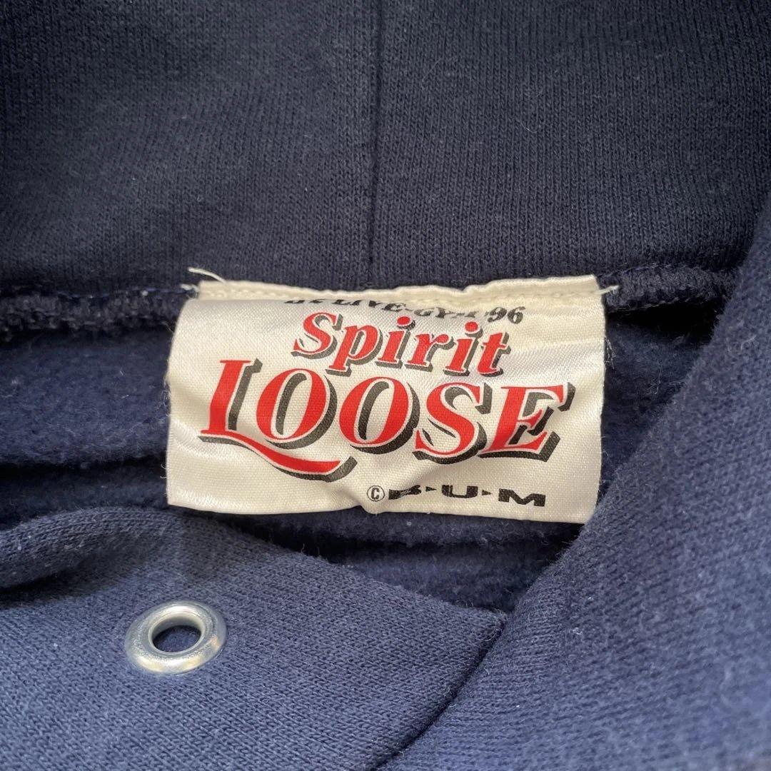 希少　B'z SPIRIT LOOSE パーカー ネイビー vintage