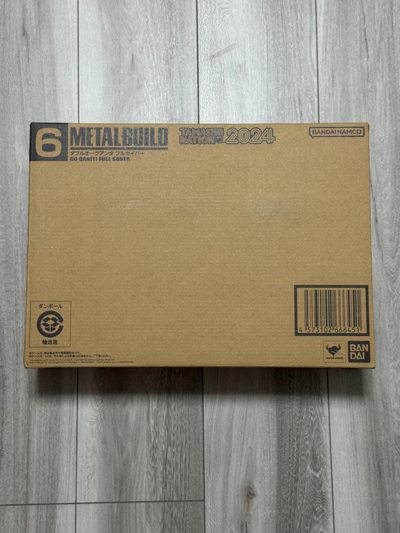 新品 別箱 L BUILD メタルビルドダブルオークアンタフルセイバー