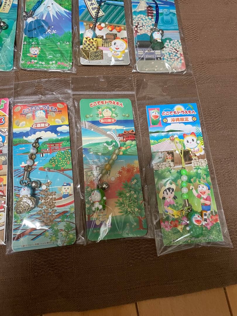どこでもドラえもん　根付け　ストラップ　19個セット