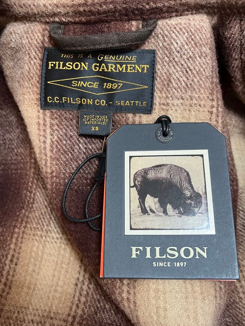 希少新品 フィルソン マッキノーウールクルーザージャケット