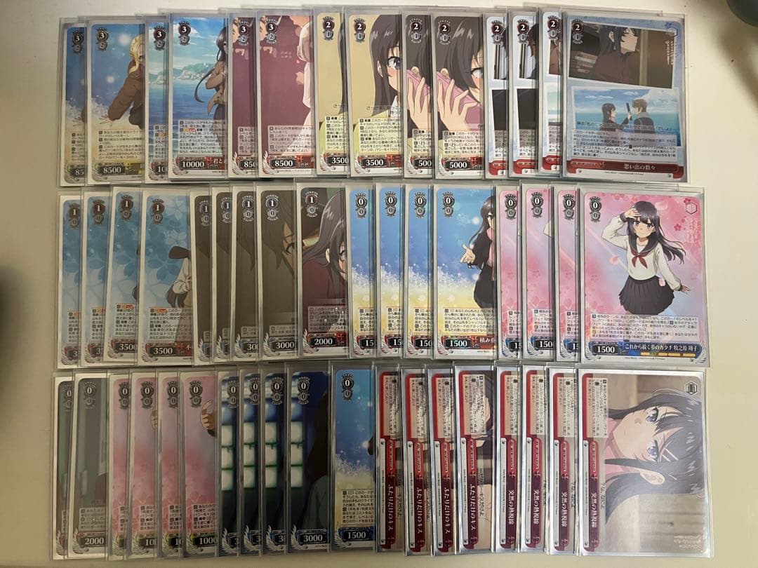 ヴァイスシュヴァルツ 青ブタ 青春ブタ野郎シリーズ デッキ パーツ付き