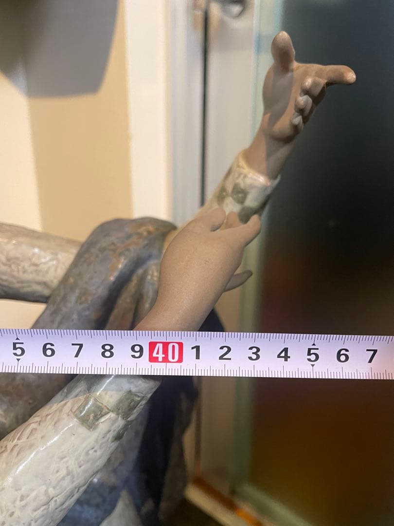 激レア LLADRO Lectra リヤドロ レクトラ 特大 陶器人形90cm