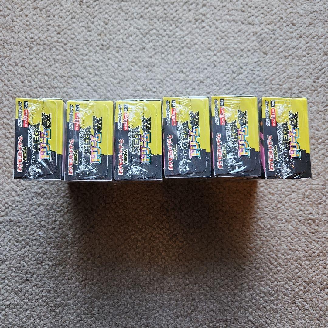 ポケモンカードゲーム　メガドリームex　6BOX　シュリンク付き
