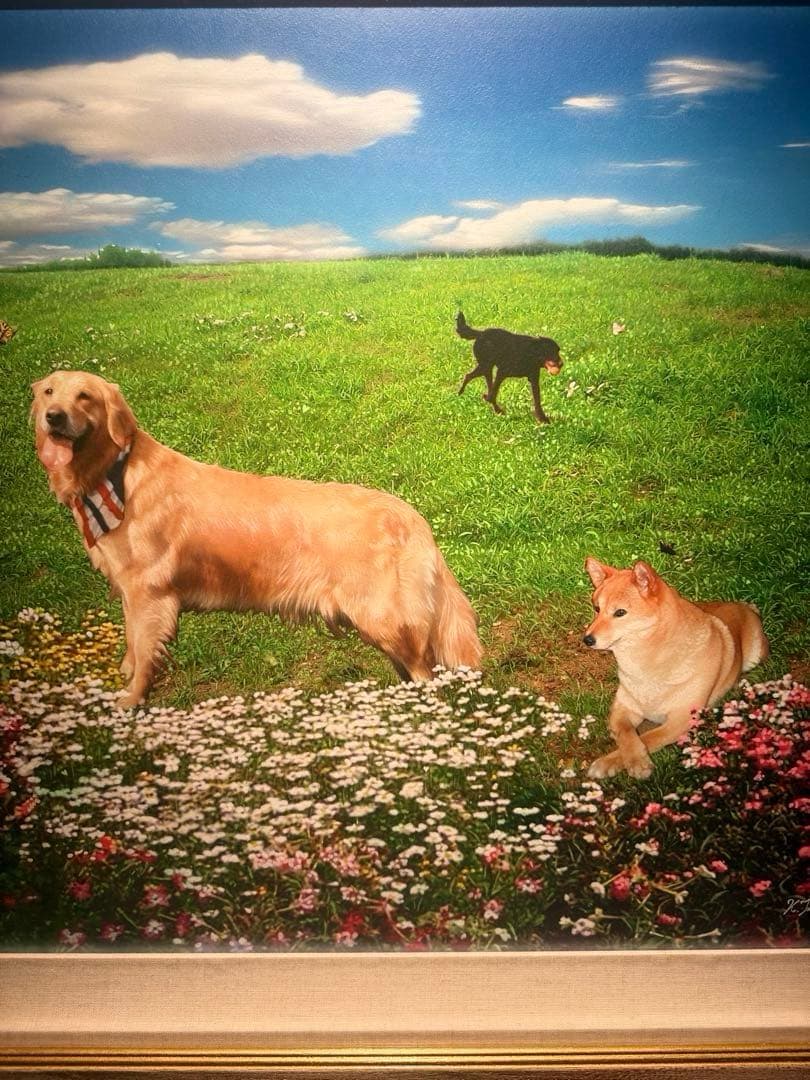 スーパーリアリズムK・TAKAMATSU《ほわわ〜ん》　肉筆油彩画