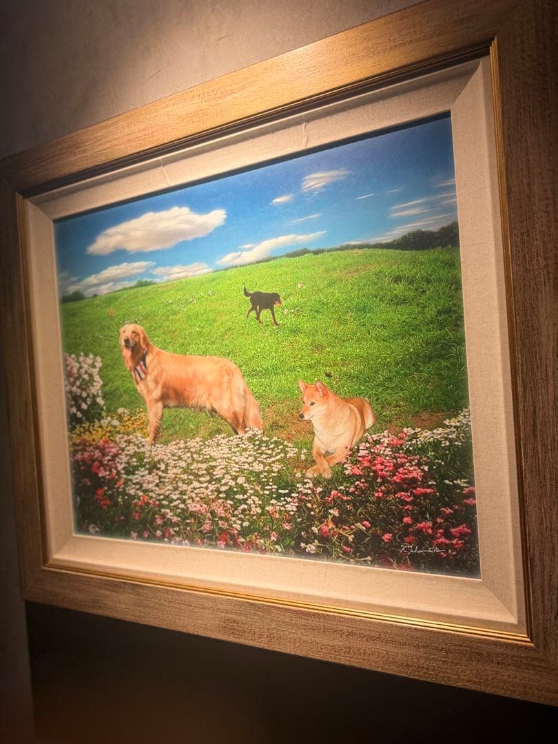 スーパーリアリズムK・TAKAMATSU《ほわわ〜ん》　肉筆油彩画