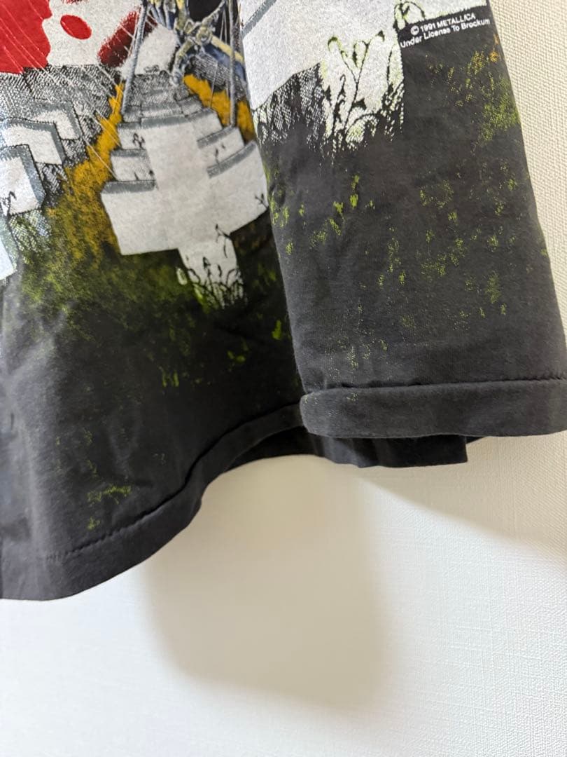 【美品】 90's llica メタリカ L BROCKUM Tシャツ