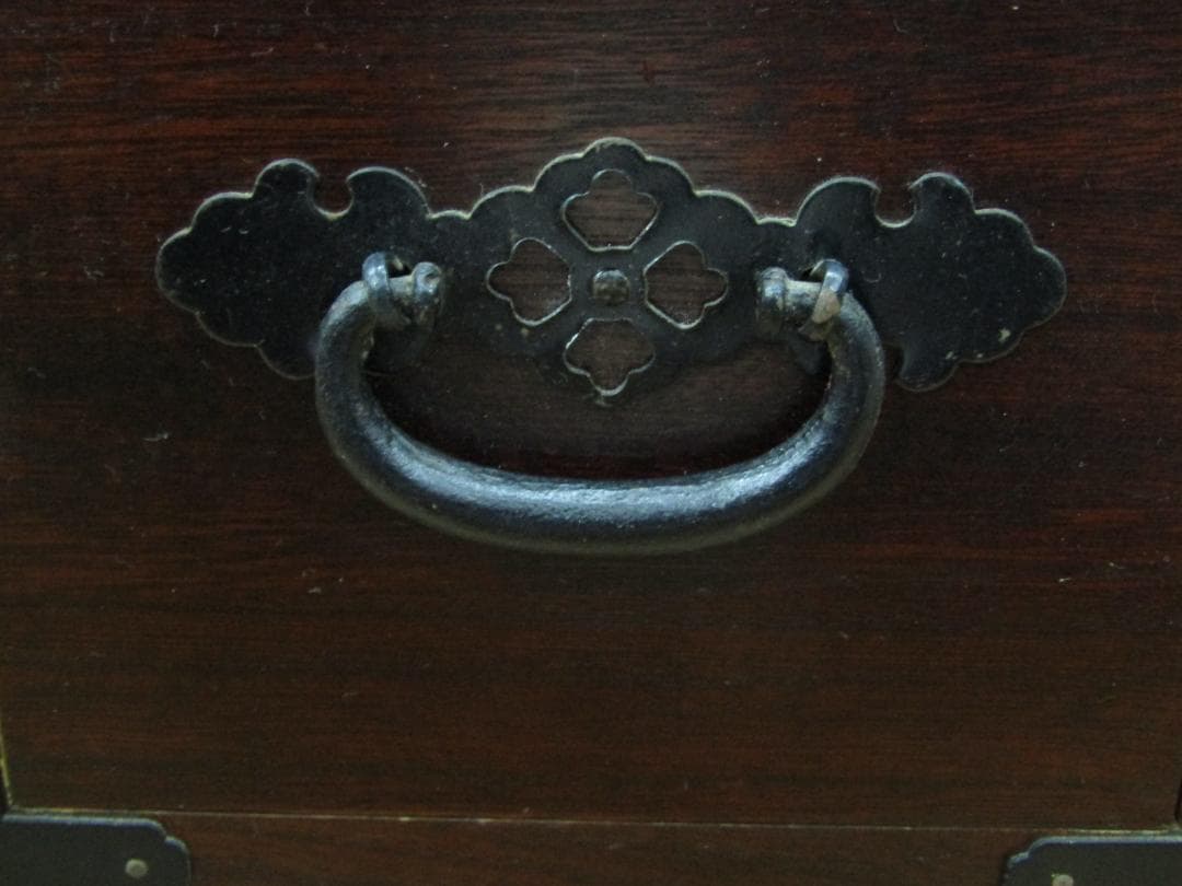 階段箪笥　昭和レトロ　ヴィンテージ　木製2段引き出しタンス