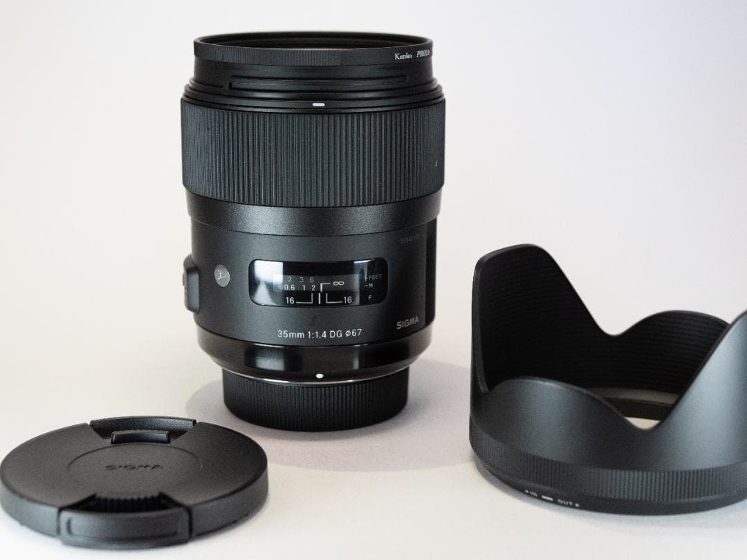 Sigma 35mm F1.4 DG ART レンズ ニコンFマウント