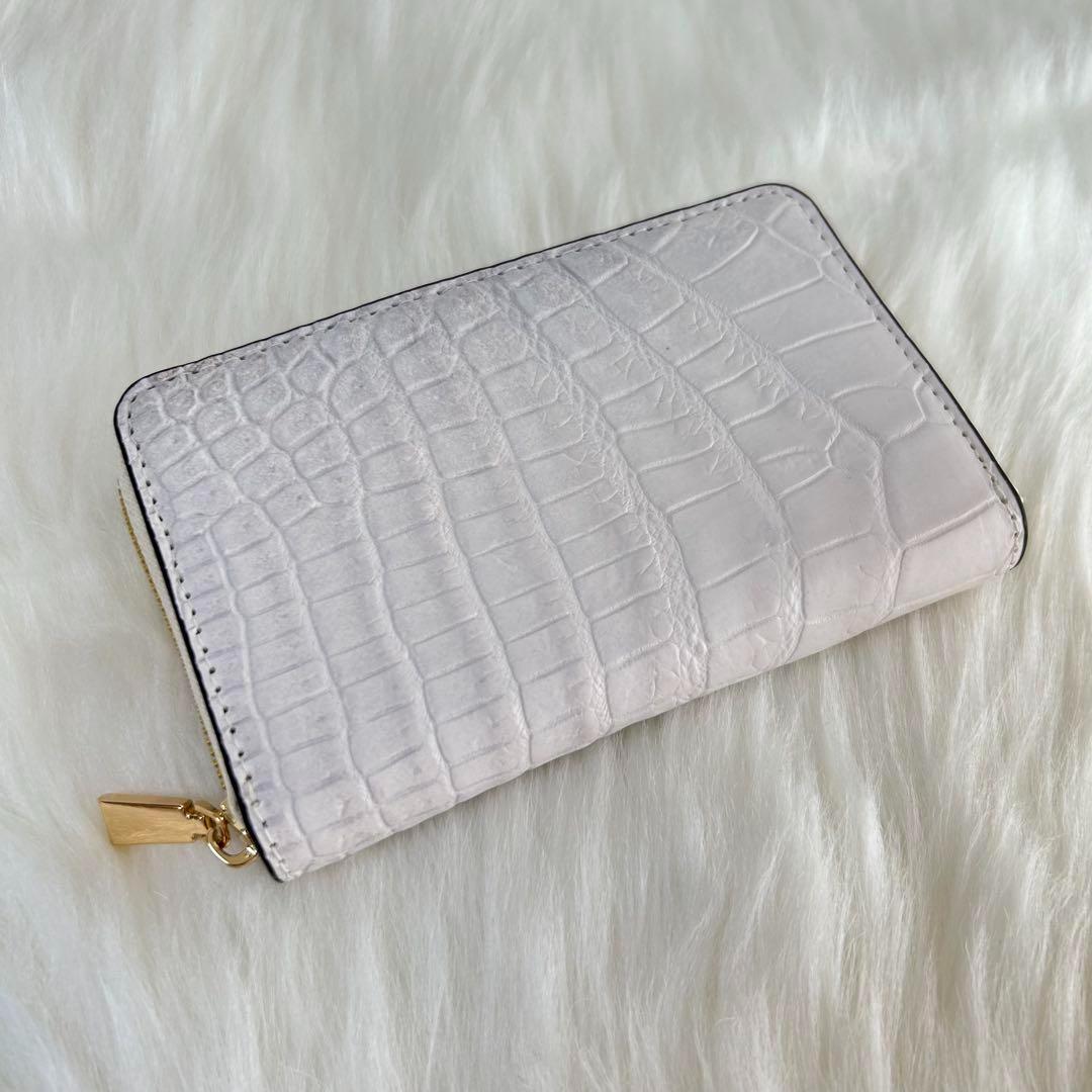 新品未使用✨クロコダイル革✨ヘンローン ヒマラヤ コンパクトウォレット