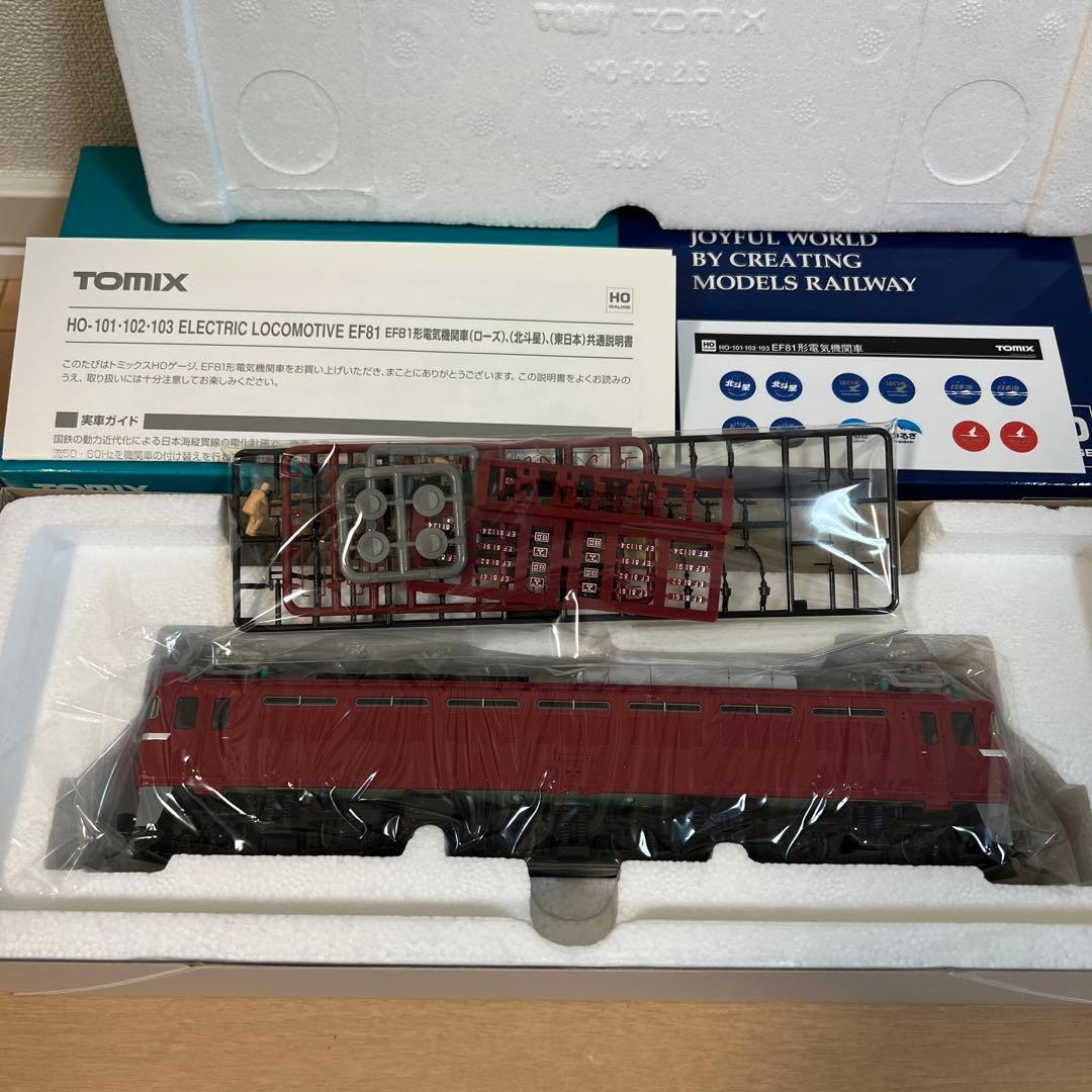 鉄道模型　HOゲージ　TOMIX　EF81形電気機関車（東日本）　HO-103