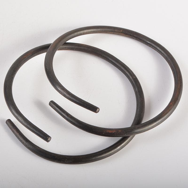 茶道具　人間国宝　釜師　高橋敬典作　桐文　真形釜　鉄釜　共布共箱　MR7512B