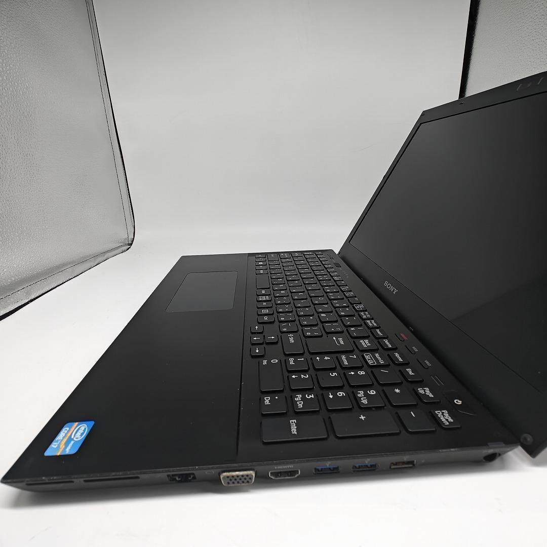 【VAIO】SVS 高速i7 SSD256GB 12GB ブラック ノートPC