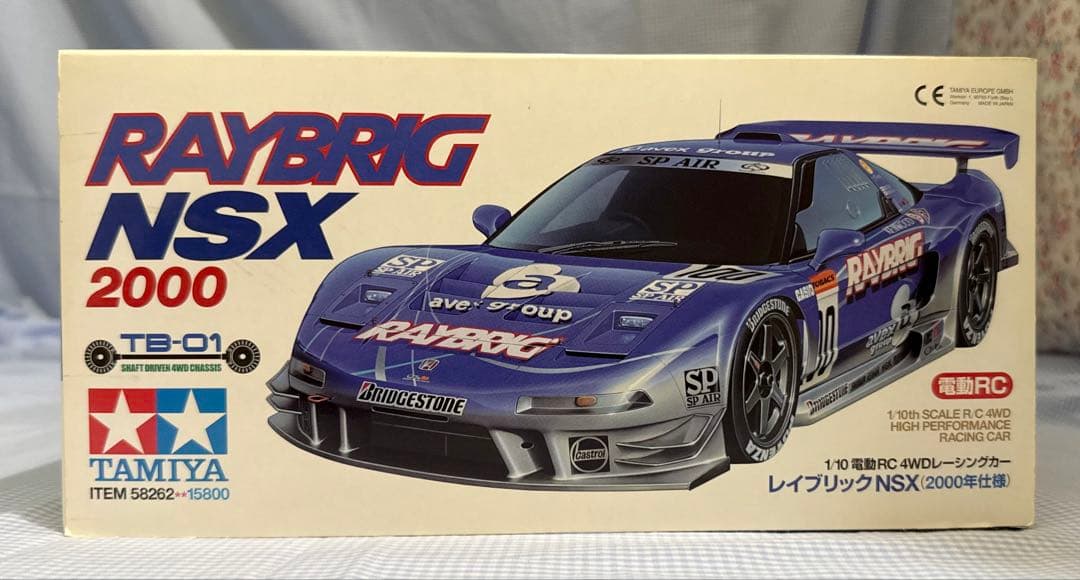 タミヤ★RAYBRIG／レイブリックNSX 2000年仕様1/10 TB-01