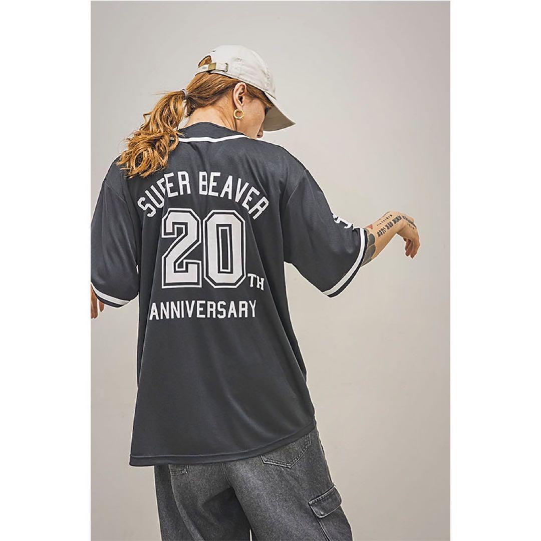 スーパービーバー　ベースボールシャツ