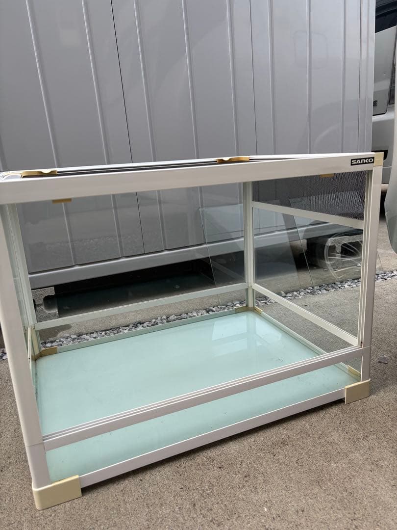 爬虫類　ゲージ　ガラスケース　爬虫類ケージ　三晃商会　ホワイト　ＷＨ６０４５