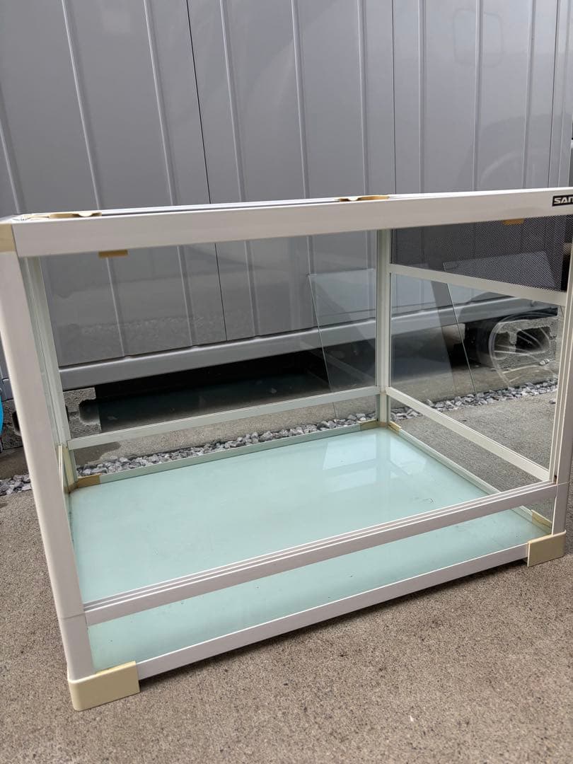 爬虫類　ゲージ　ガラスケース　爬虫類ケージ　三晃商会　ホワイト　ＷＨ６０４５