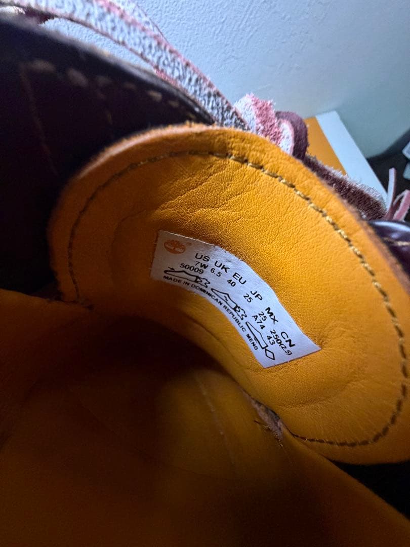 【新品】Timberland 3Eye Classic Lug Burgundy