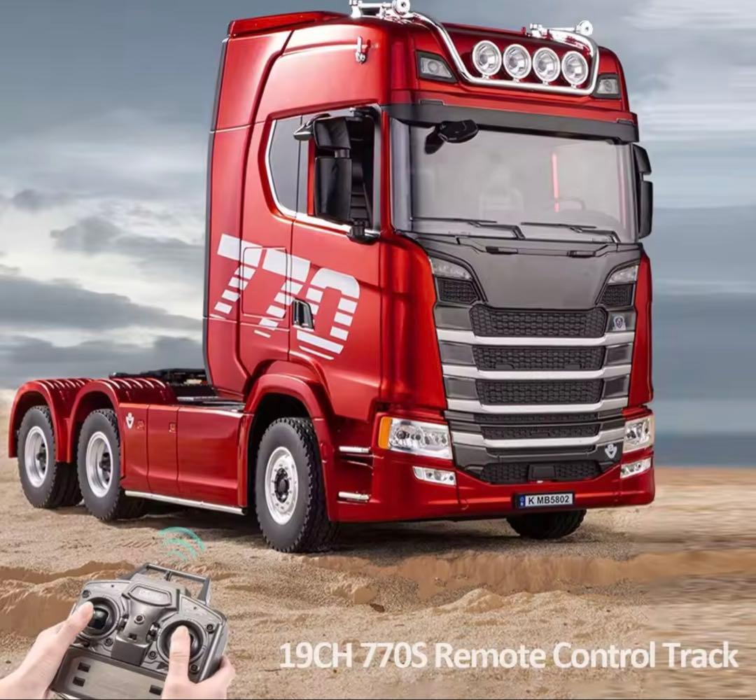 スカニア 770S V8 ヘッド本体＋トレーラーセット 1/18スケール