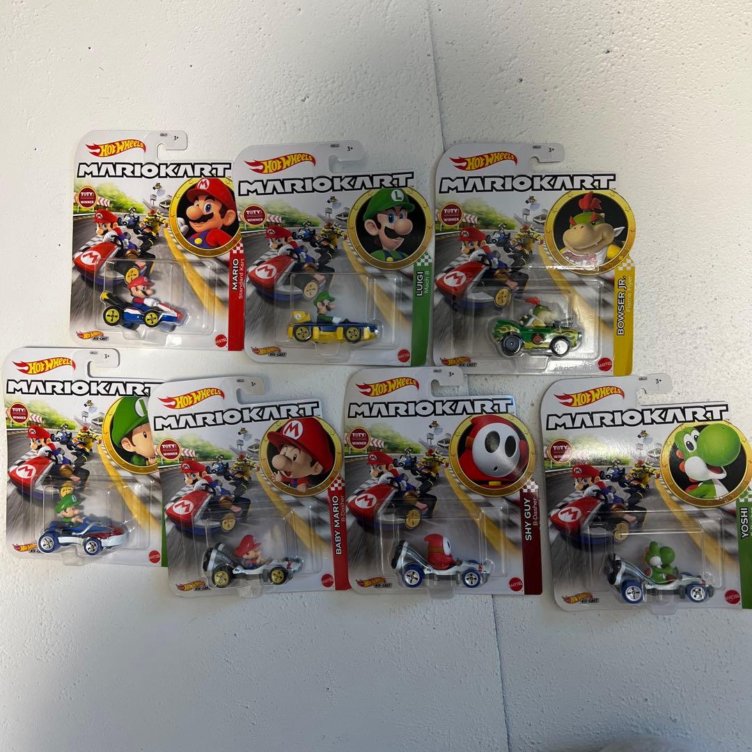 ホットウィール　マリオカート 7個セット