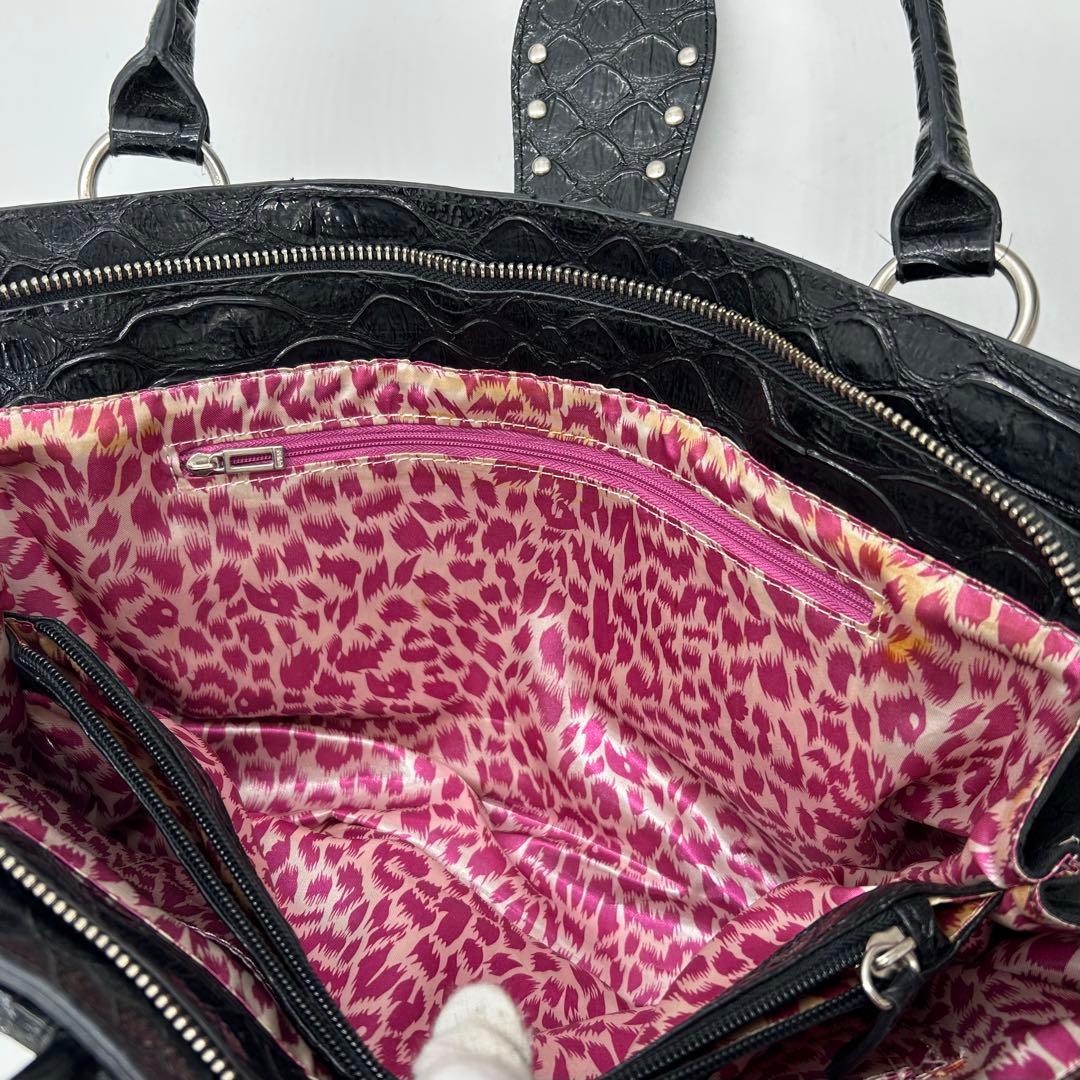 バッグ Vintage GUESS 633 Black Handbag Y2K