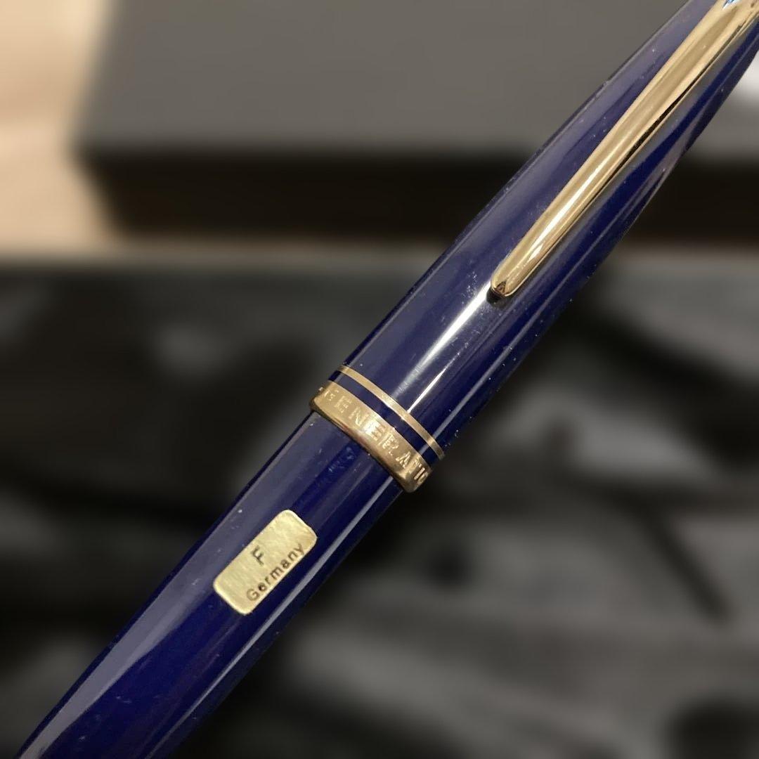 MONT BLANC 万年筆 青色