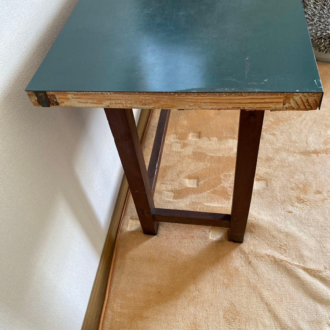 作業台　実験台　理科　図工　学校　机　レトロ