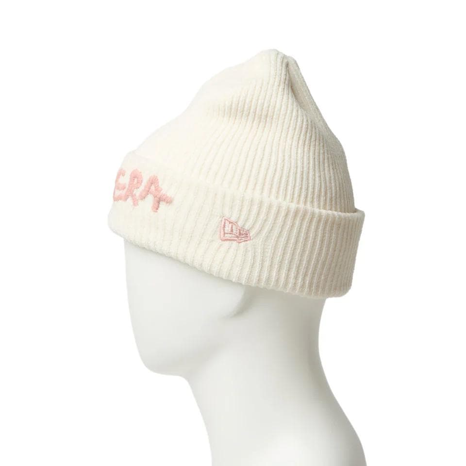 ニューエラ ベーシック カフニット モールヤーンニット ホワイト