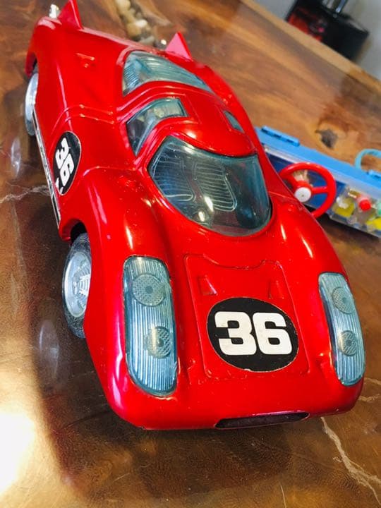 入手困難‼バンダイ ポルシェ917 ハンドルリモコン（ブリキ製）