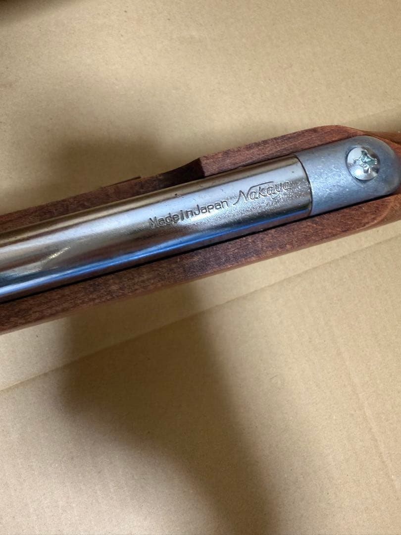 ナカヤ　シルバー　射的銃　美品