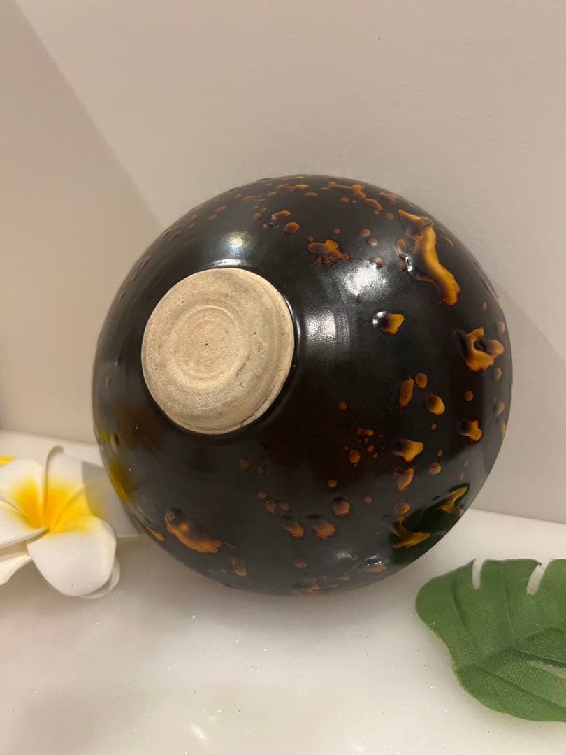 中国宋元明朝 の何窯の碗　中国骨董　古美術　唐物　中国美術品　青磁 ★ 江戸骨董