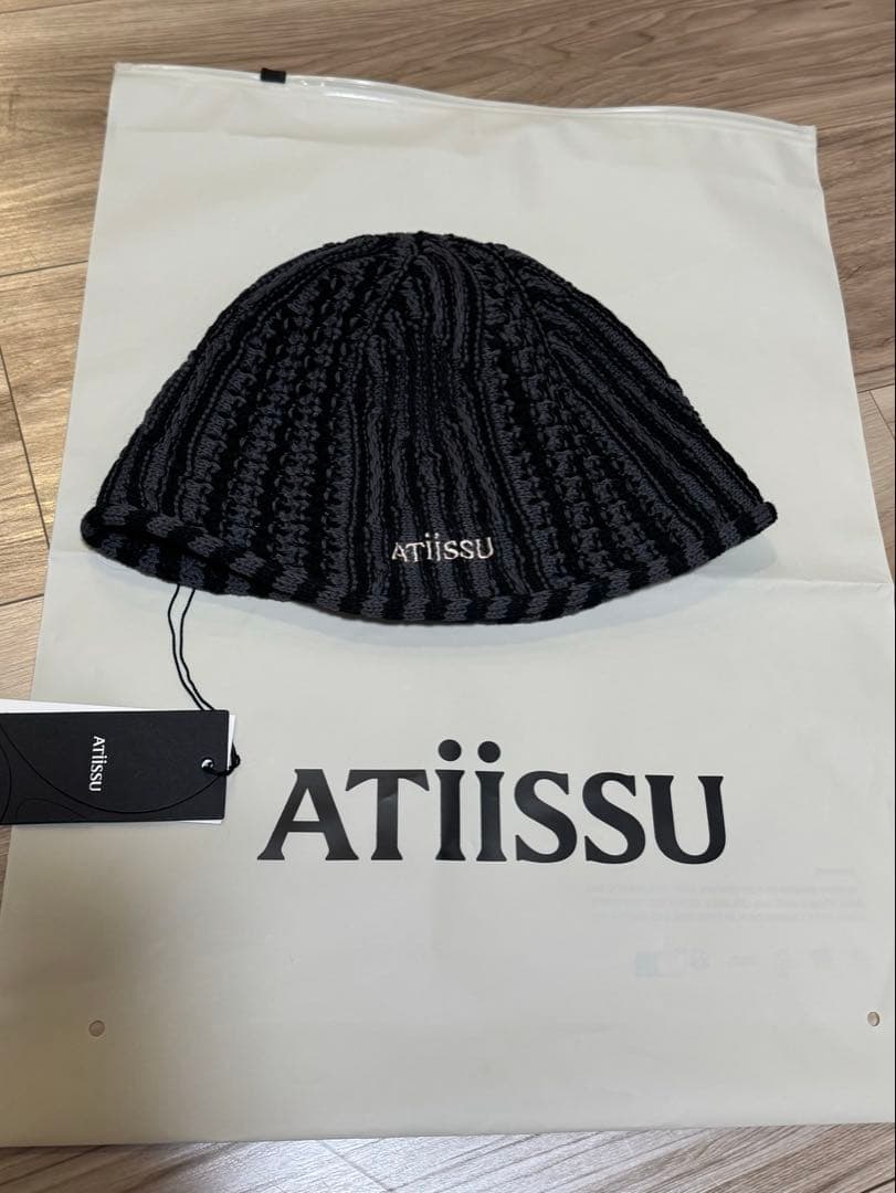 ATIÏSSU ニット帽 ブラック TWICE着用