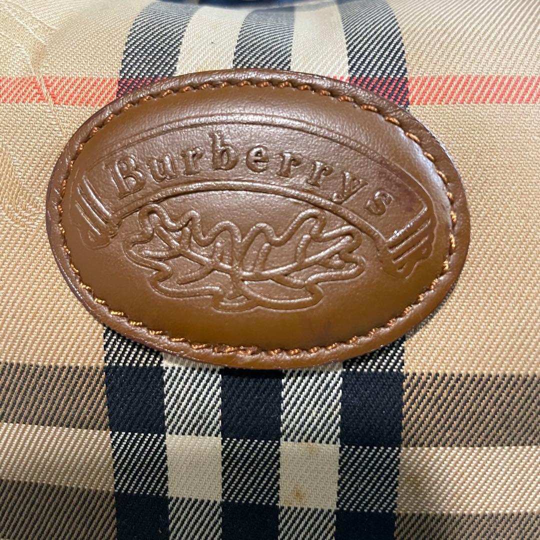 バーバリー ハンドバッグ ノバチェック シャドーホース キャンバス　トートバッグ