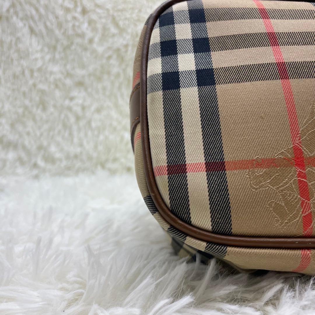 バーバリー ハンドバッグ ノバチェック シャドーホース キャンバス　トートバッグ