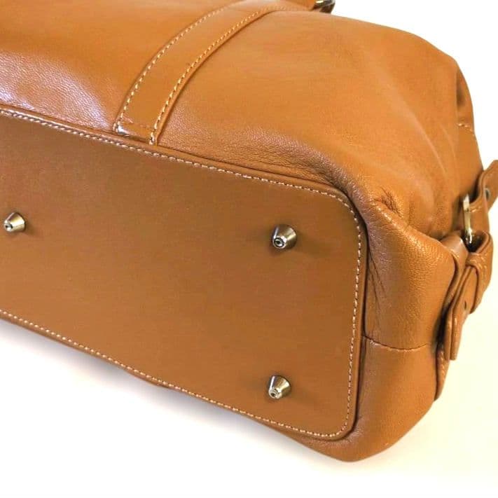 HAMANO 濱野工藝　ボストンバッグ　キャメル　美品✨️