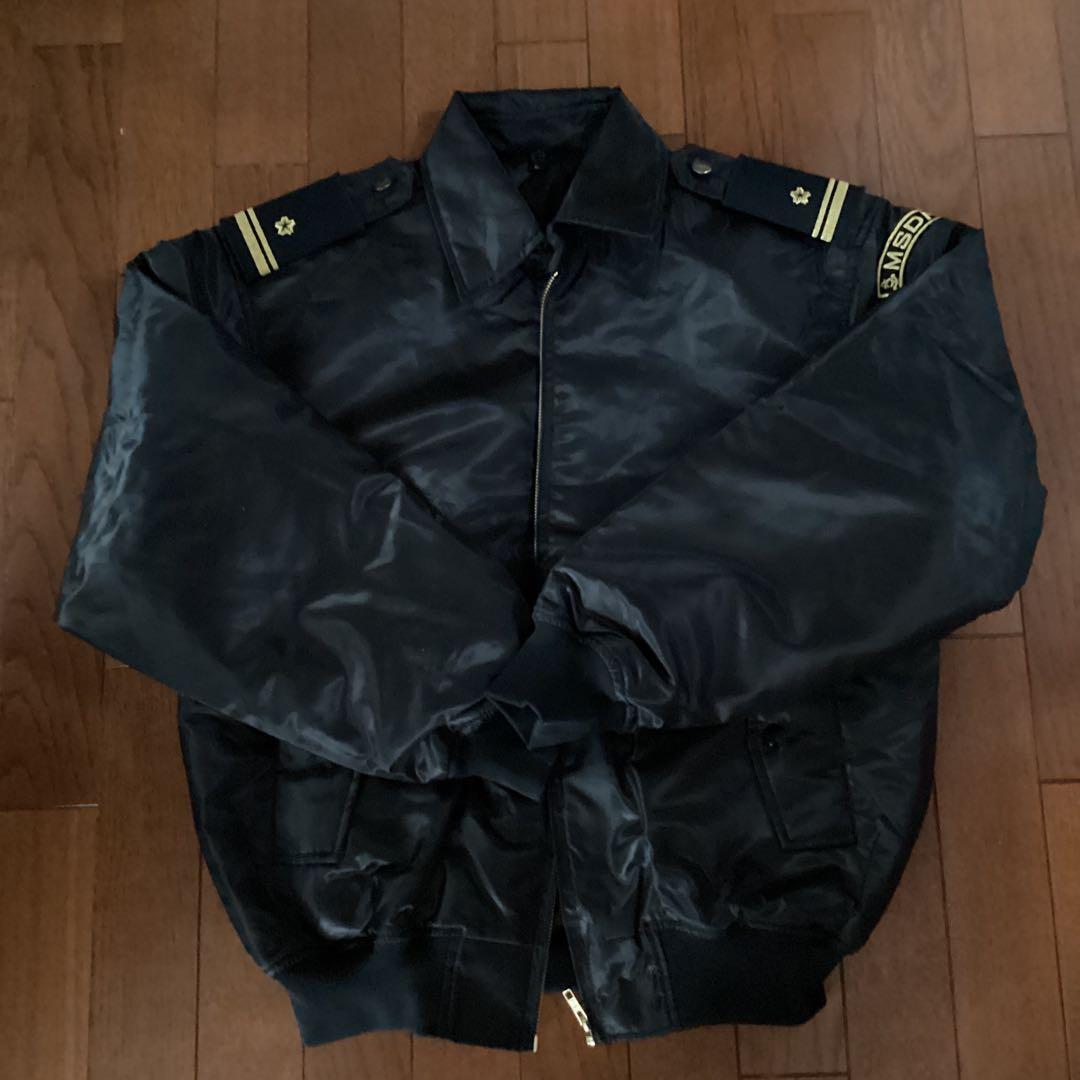 本日限定値下げ　激レアMSDFロゴ付きブラックジャケット肩章なし　Lサイズ