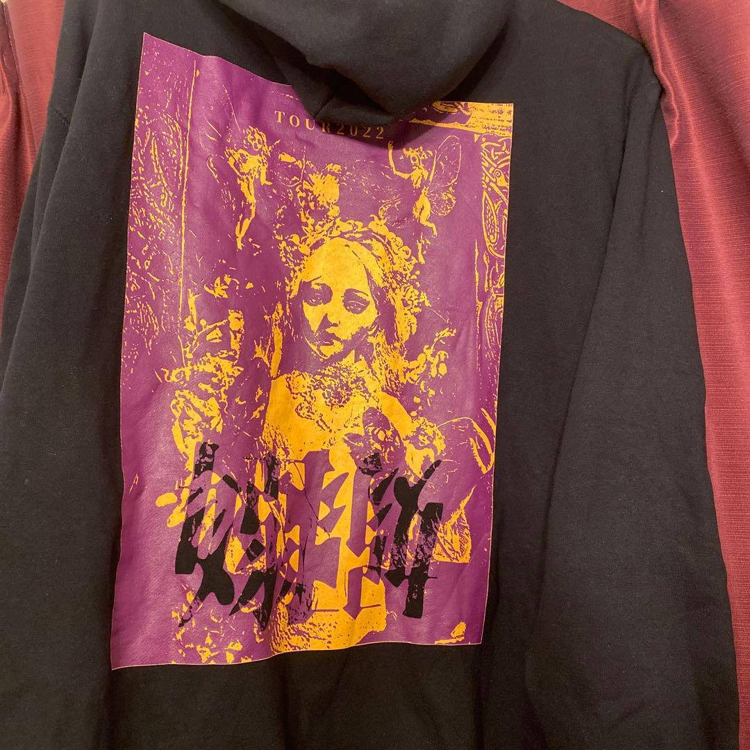 sukekiyo TOUR2022 フード付きジップパーカー 黒　清水真理