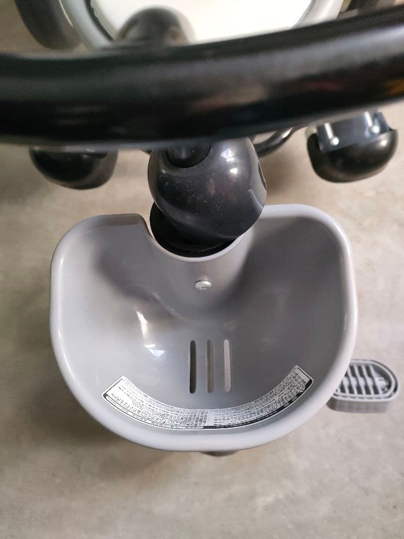 美品　ides 折りたたみおさんぽコンポ　折りたたみ三輪車　グレー　説明書箱付き