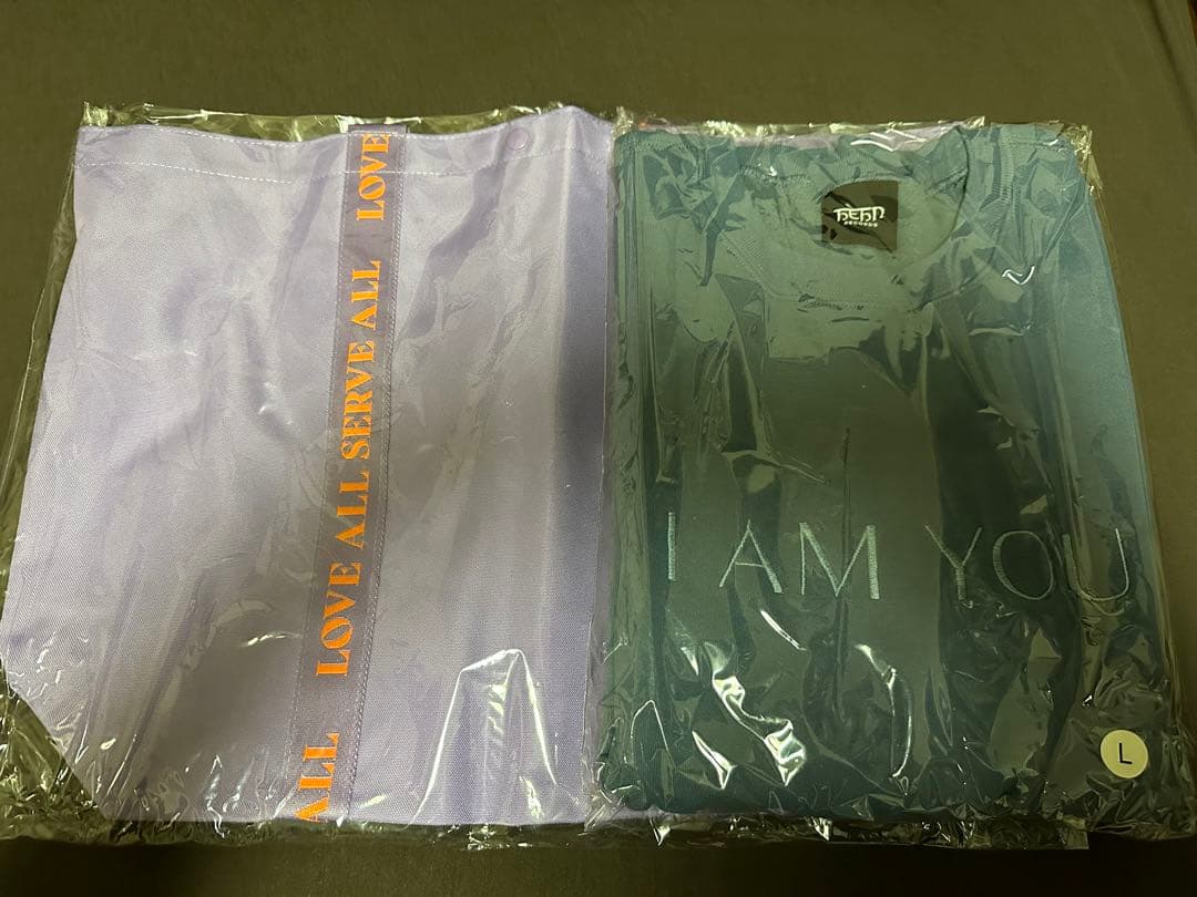 藤井風 LATTブルー Lサイズ トートバッグ