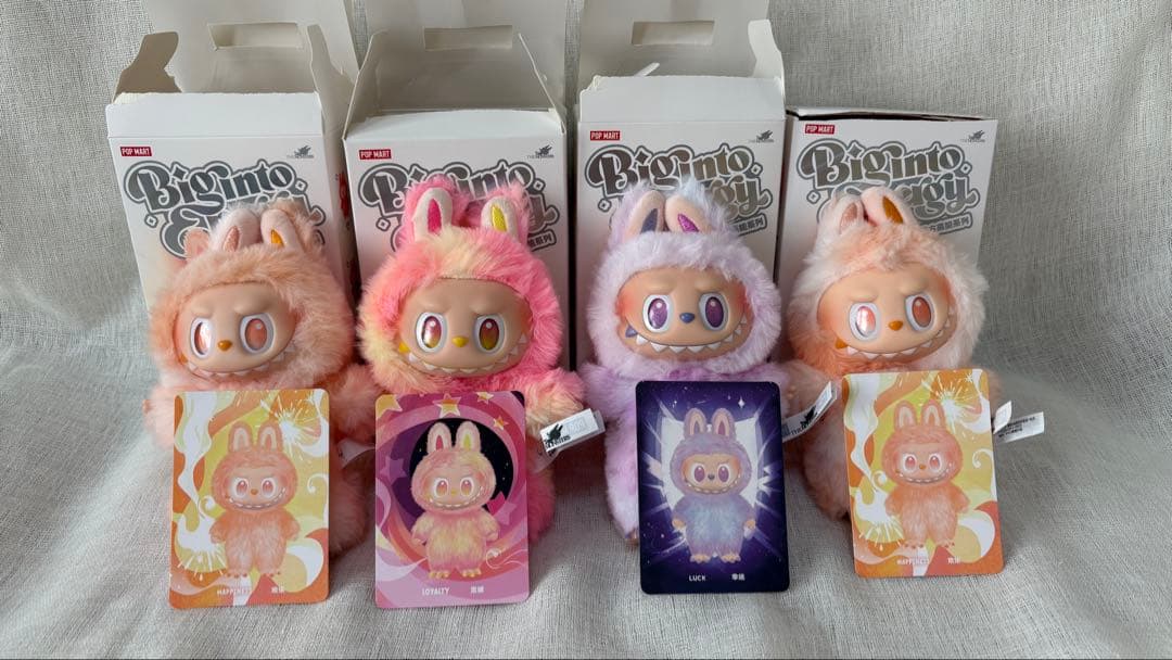 POP MART Biginto Energyラブブ系4体