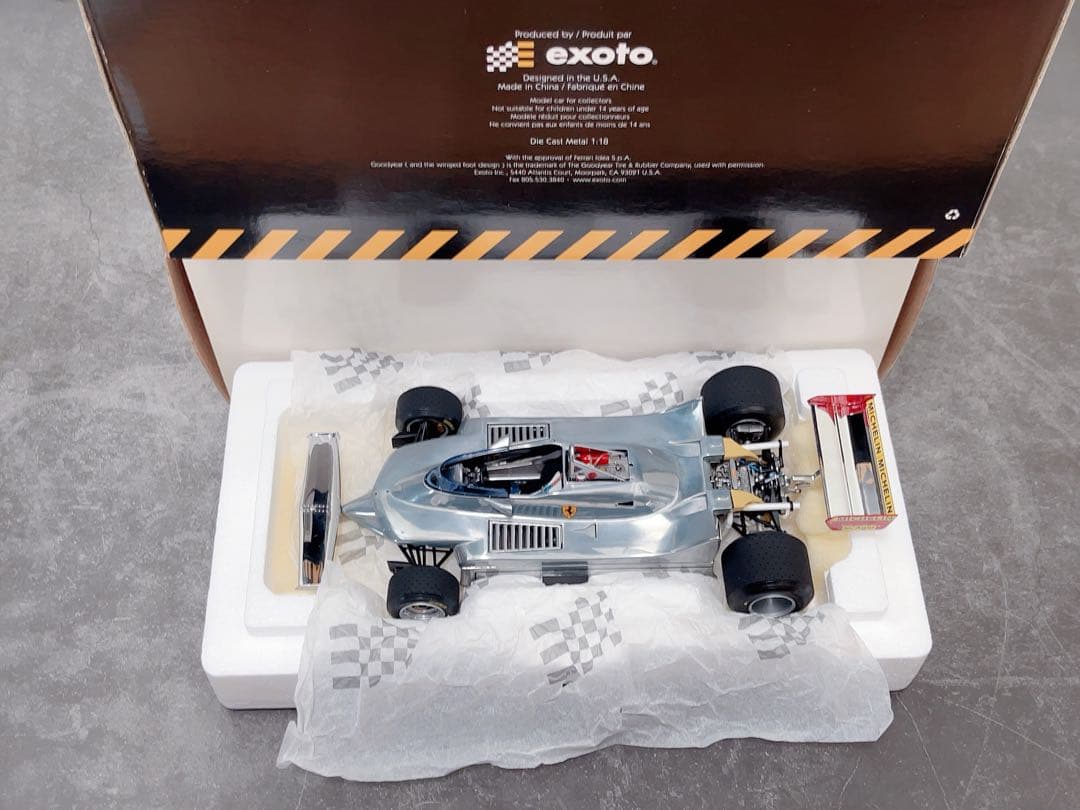 限定1500台 エグゾト 1/18 フェラーリ 312T4 アルミニウムボディ