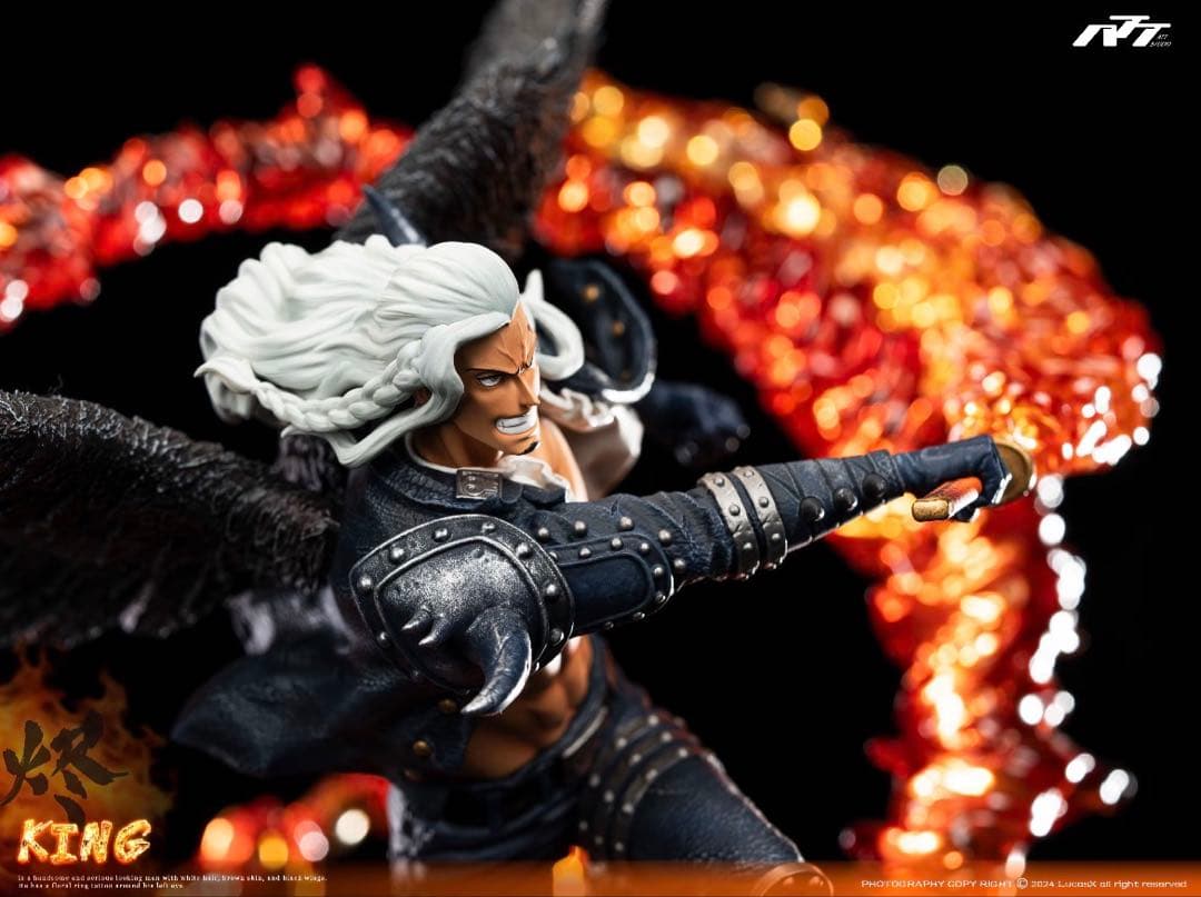 ワンピース キング ガレージキット ガレキ スタチュー①⑤